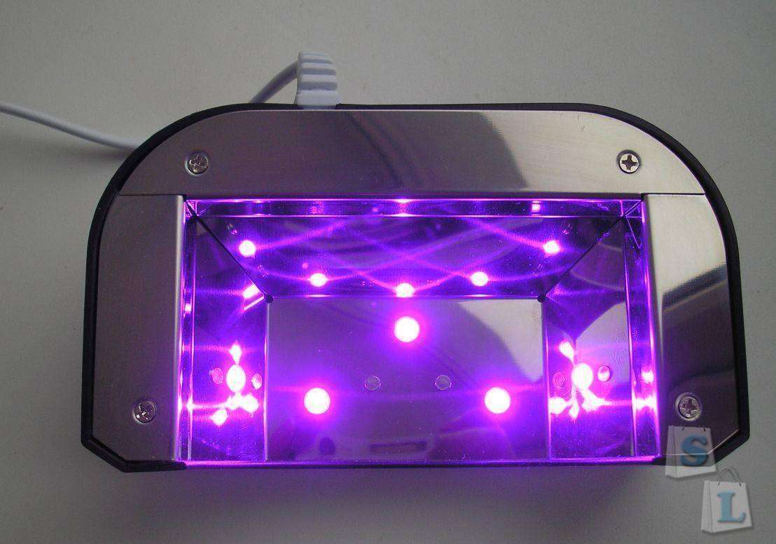 TomTop: 12W UV LED светильник для сушки (полимеризации) лака на ногтях. Хороший подарок для девушки.