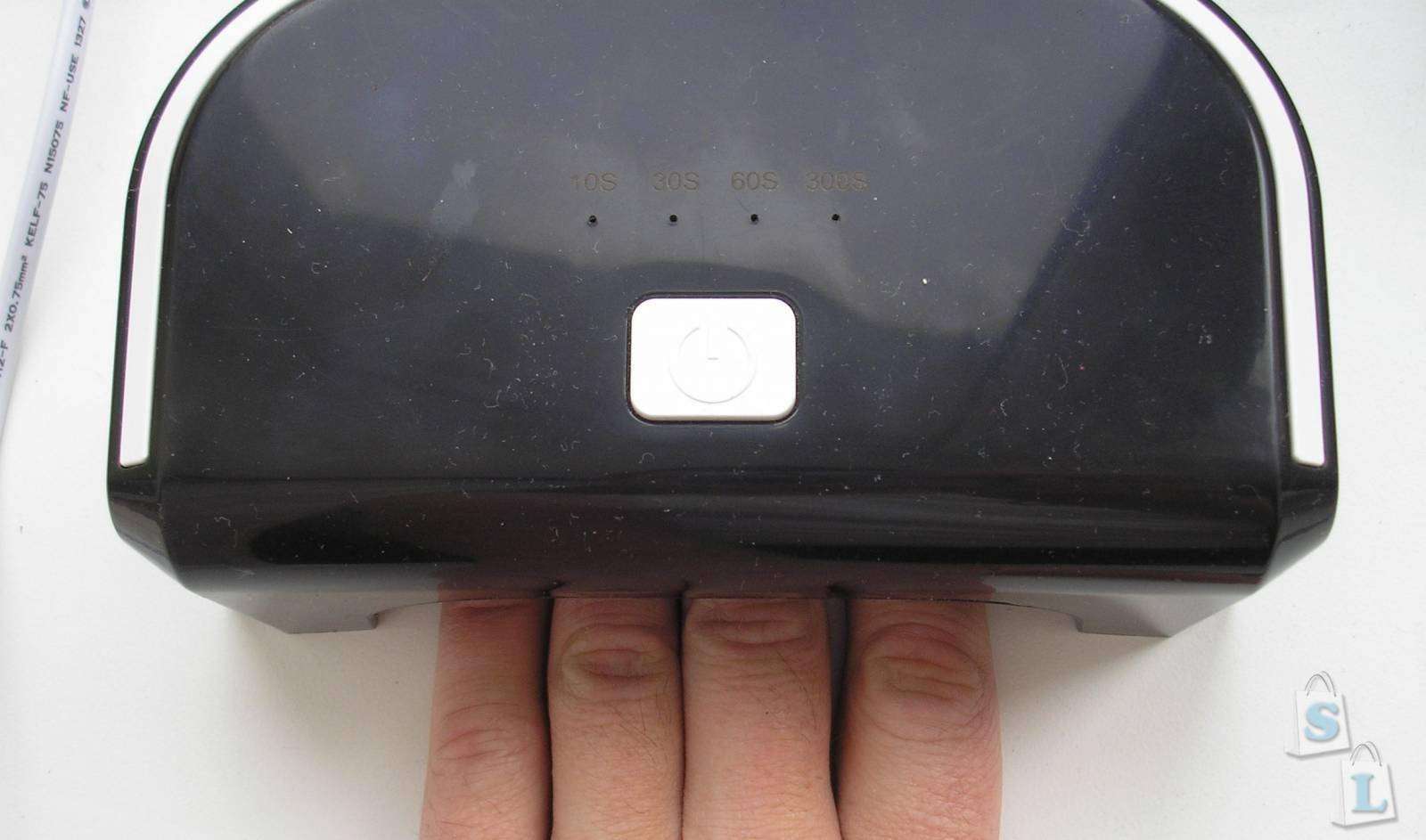 TomTop: 12W UV LED светильник для сушки (полимеризации) лака на ногтях. Хороший подарок для девушки.