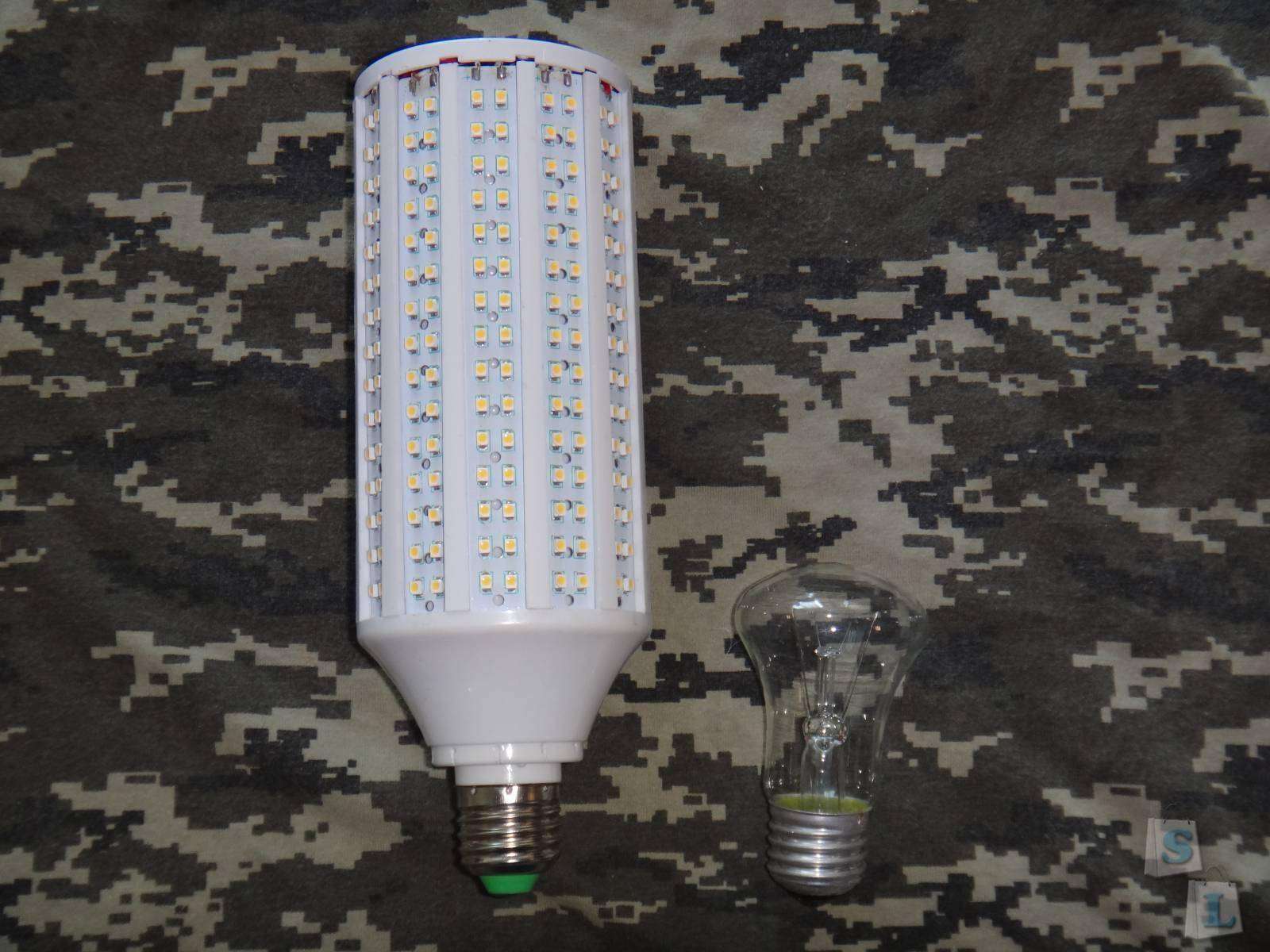 GearBest: Огромная LED лампочка для детской комнаты кукуруза 2400Lm 35W E27 165 LED