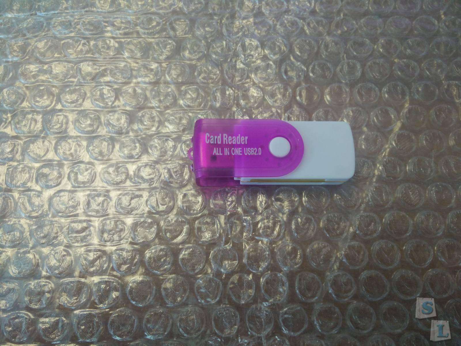 GearBest: Компактный всеядный картридер все в одном  USB2.0 Memory Card Reader