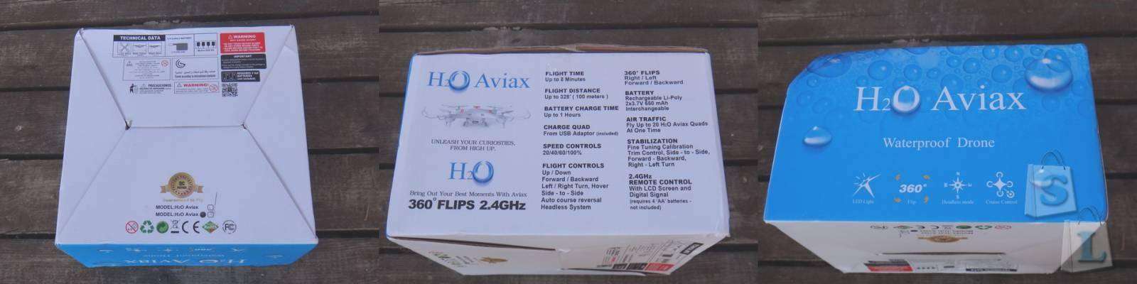 Aliexpress: Обзор GPToys H2O Aviax Waterproof Drone - квадрокоптер который не боится воды