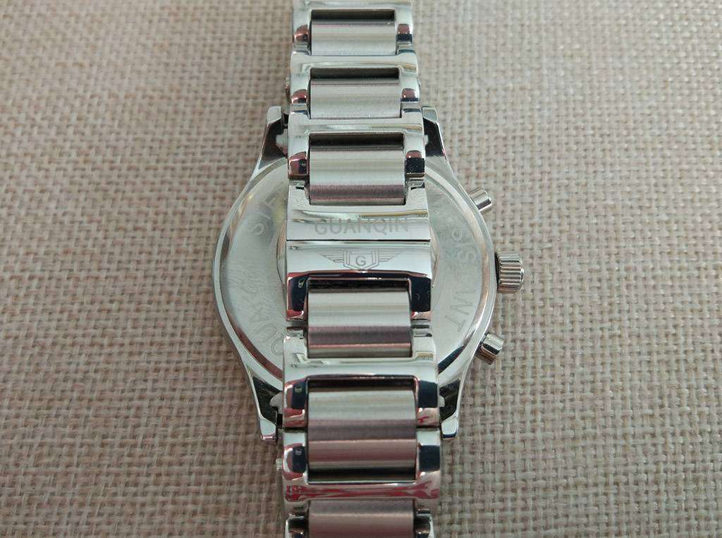 Banggood: Качественные часы GUANQIN GS18001. Сталь и сапфир