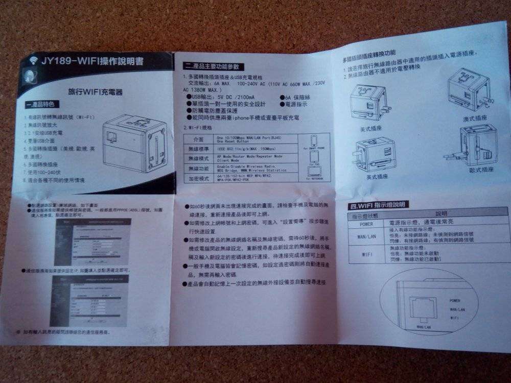 Другие - Китай: Универсальный адаптер на все типы розеток со встроенный Wi-Fi роутером и парой USB