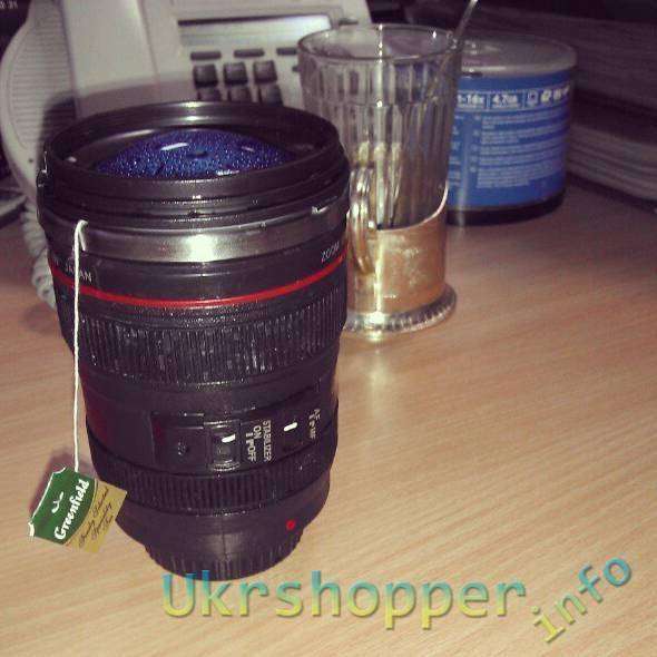 Aliexpress: Чашка в виде объектива Canon 24-105 mm f 4 L