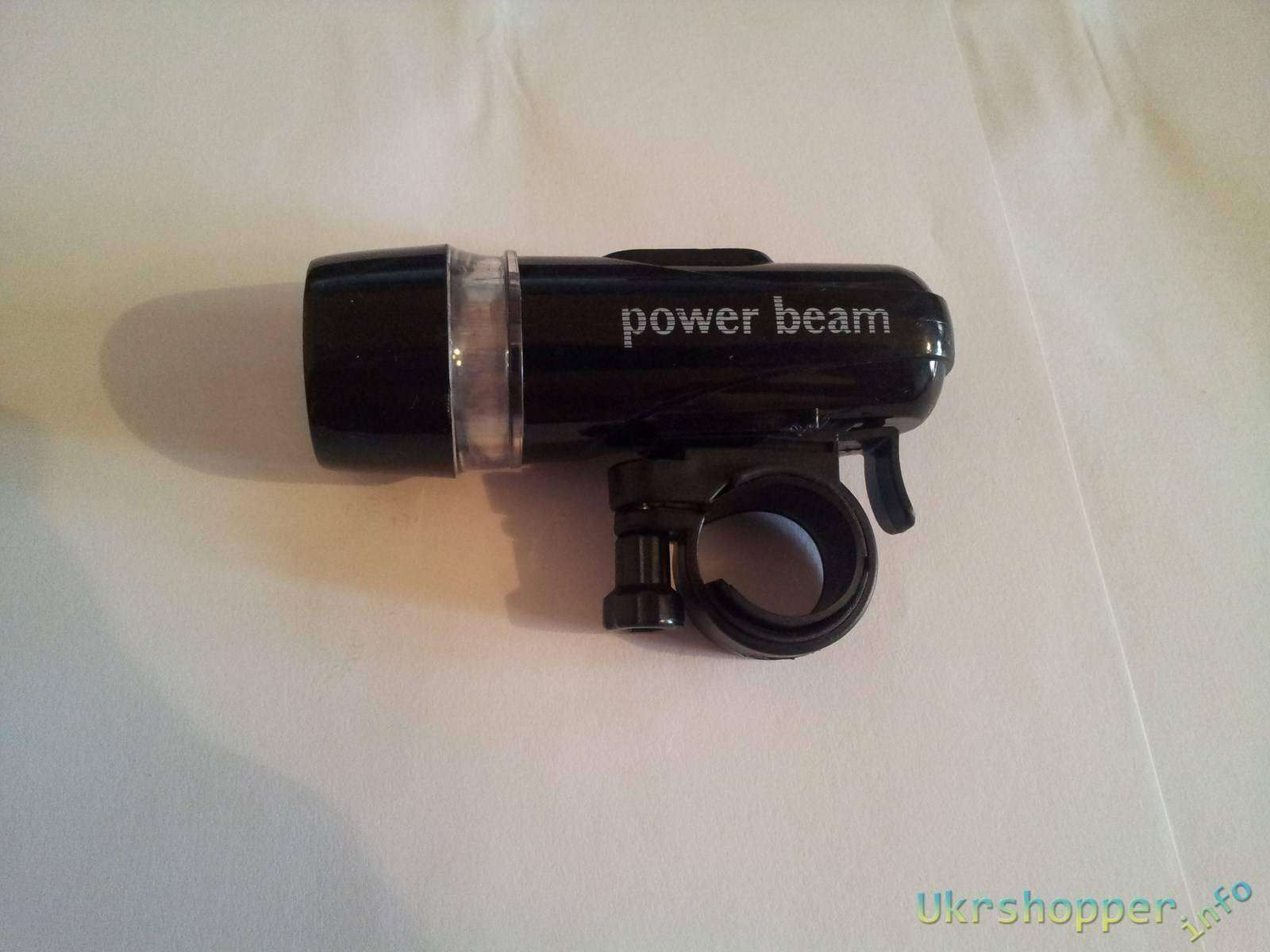 Aliexpress: Обзор велосипедного фонарика Power beam который не стоит покупать