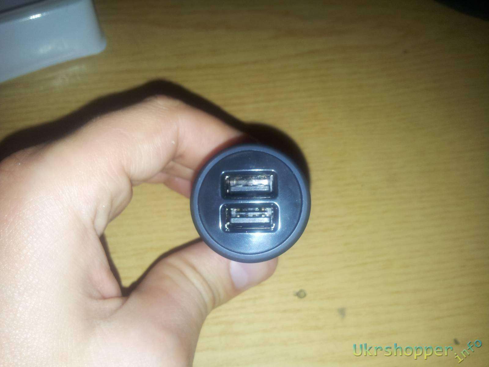 Ebay: Качественное автомобильное зарядное устройство на 2 USB гнезда 2,1 А от Belkin для Iphone