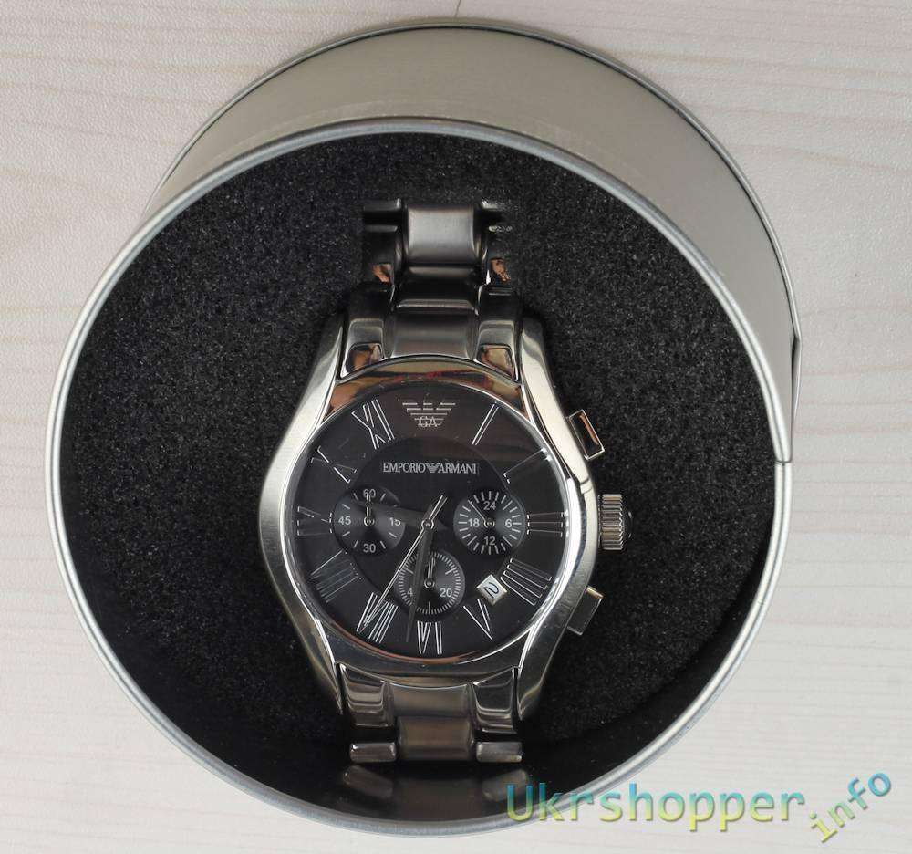 Amazon: Обзор реплики кварцевых часов Emporio Armani, копия модели AR2448