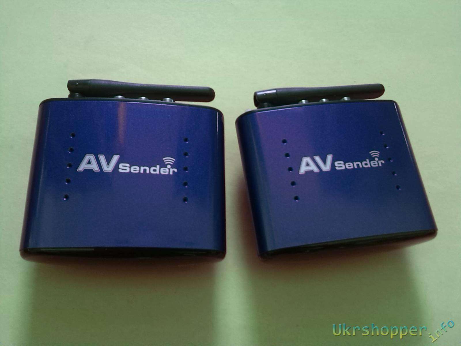 Aliexpress: Обзор беспроводного приемо - передатчика видео сигнала AVSender PAT-530 или скажи нет проводам