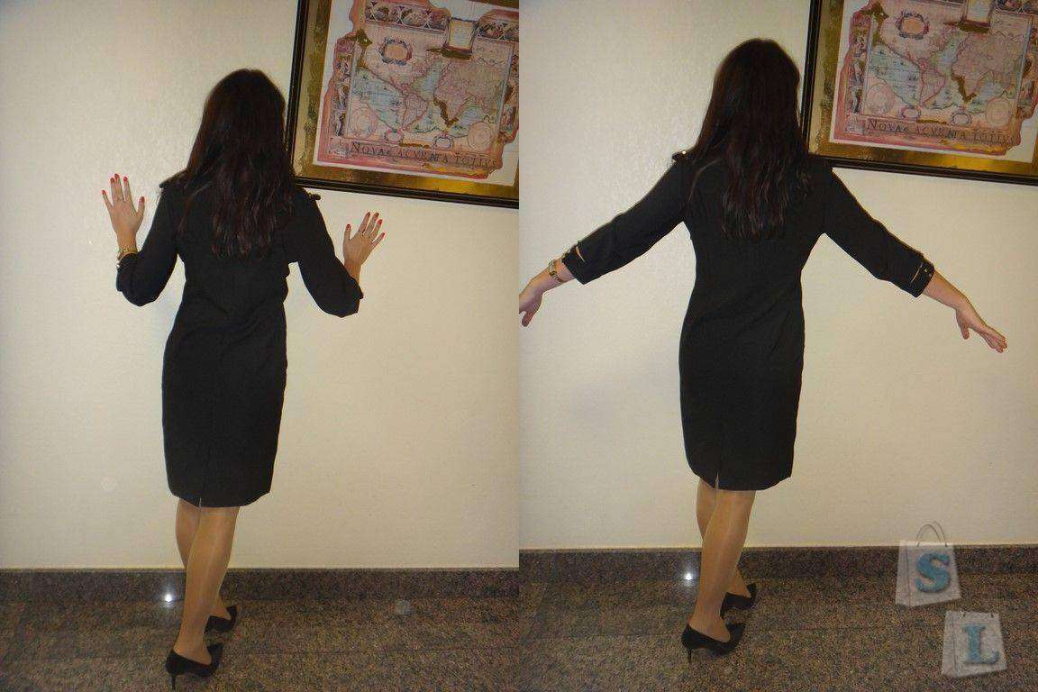 Banggood: Обзор черного классического платья для офиса