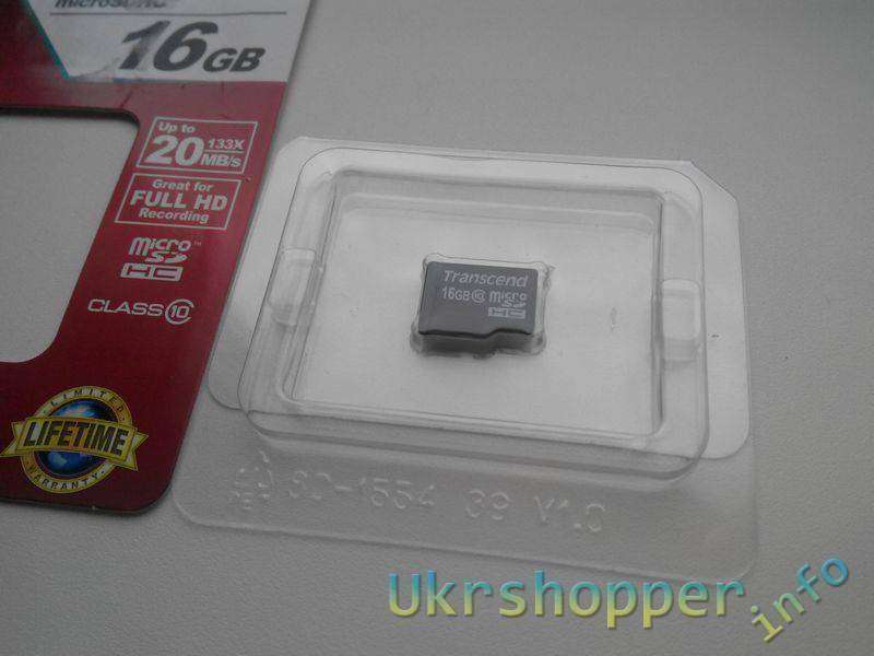 GearBest: MicroSD карта Transcend 16GB