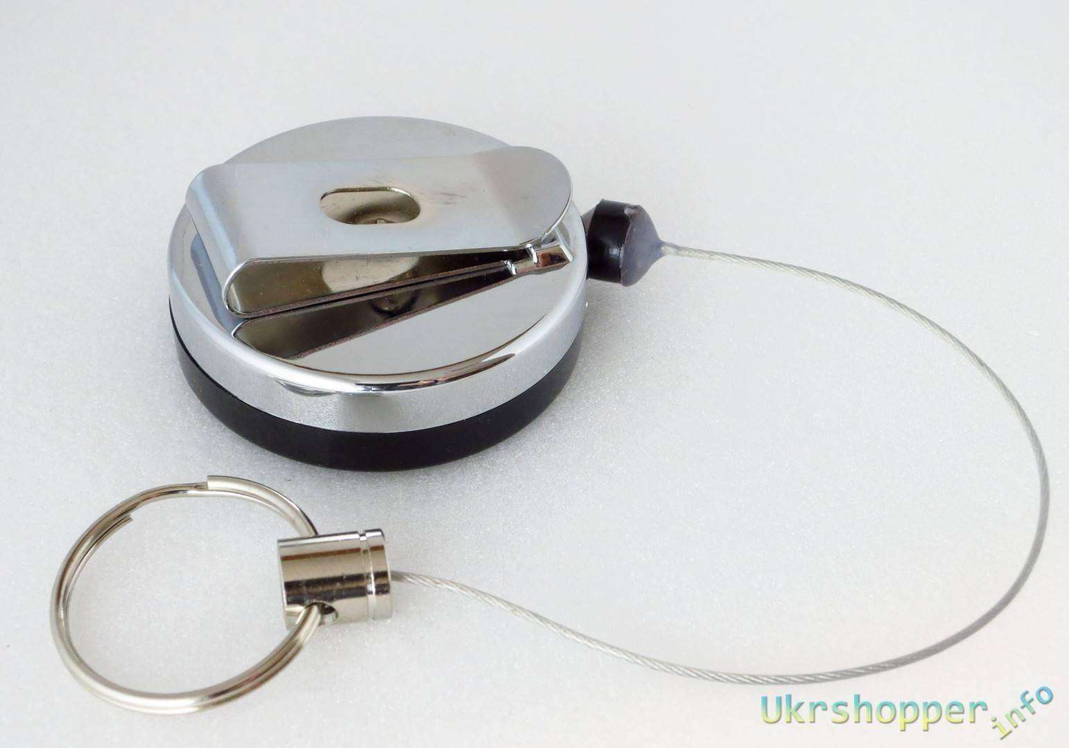 TinyDeal: Что ЭТО у мужчины НИЖЕ ПОЯСА ВИСИТ? или Multi-Functional Metal Retractable Badge Reel Buckle Fastener with Key Ring &amp; Back Clip