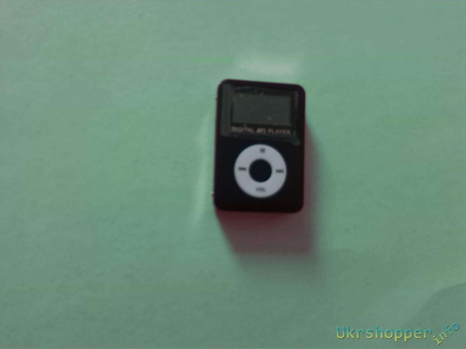 Aliexpress: Маленький MP3 плейер на аккумуляторе по гуманной цене с экраном и 4 Гб памяти