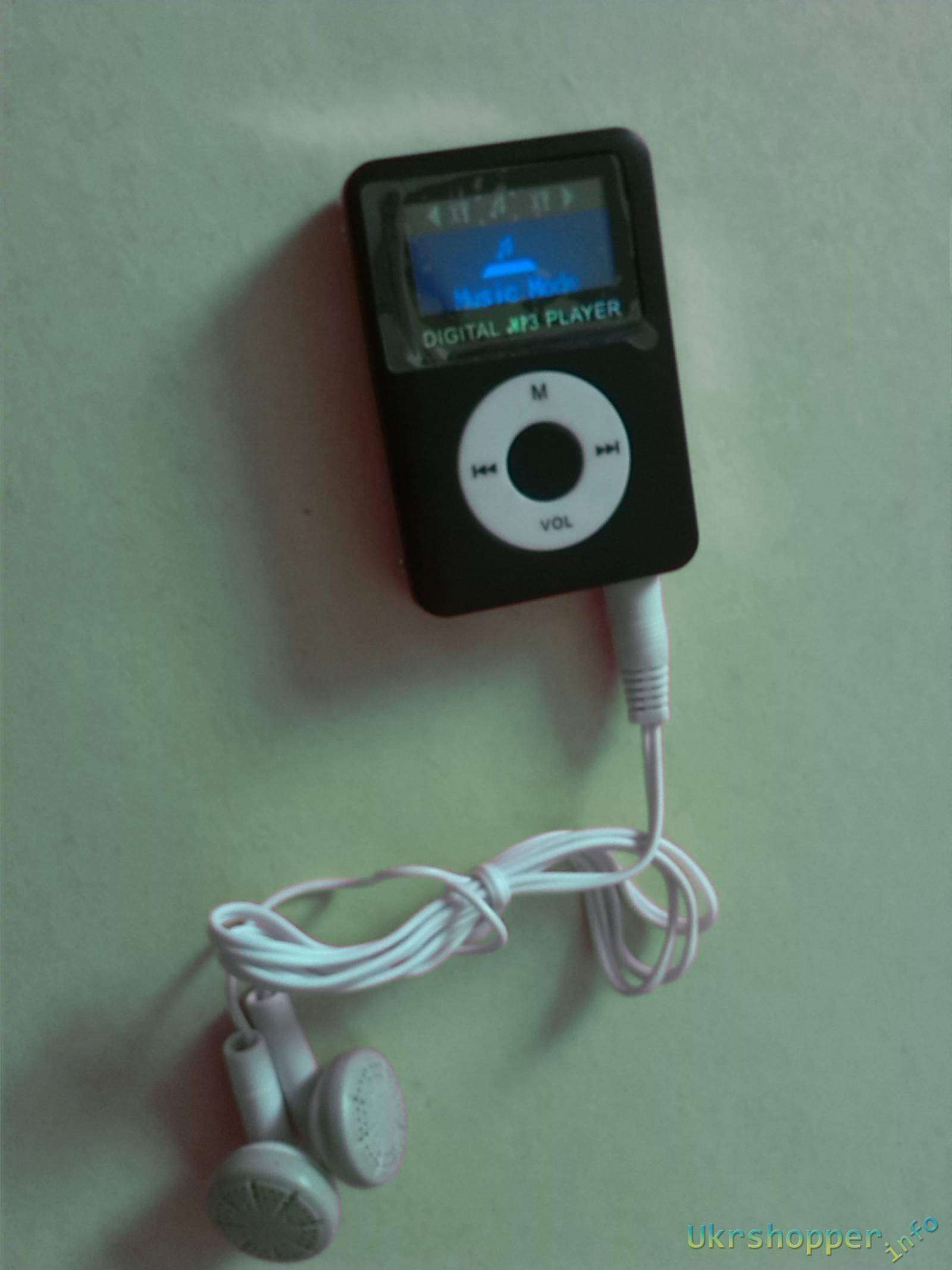 Aliexpress: Маленький MP3 плейер на аккумуляторе по гуманной цене с экраном и 4 Гб памяти