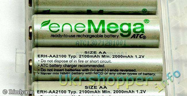 DealExtreme: Аккумуляторы EneMega Rechargeable 1.2V 2100mAh AA Ni-MH