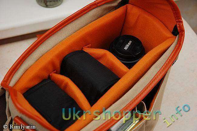 DealExtreme: Фотосумка-портфель защитного цвета.
