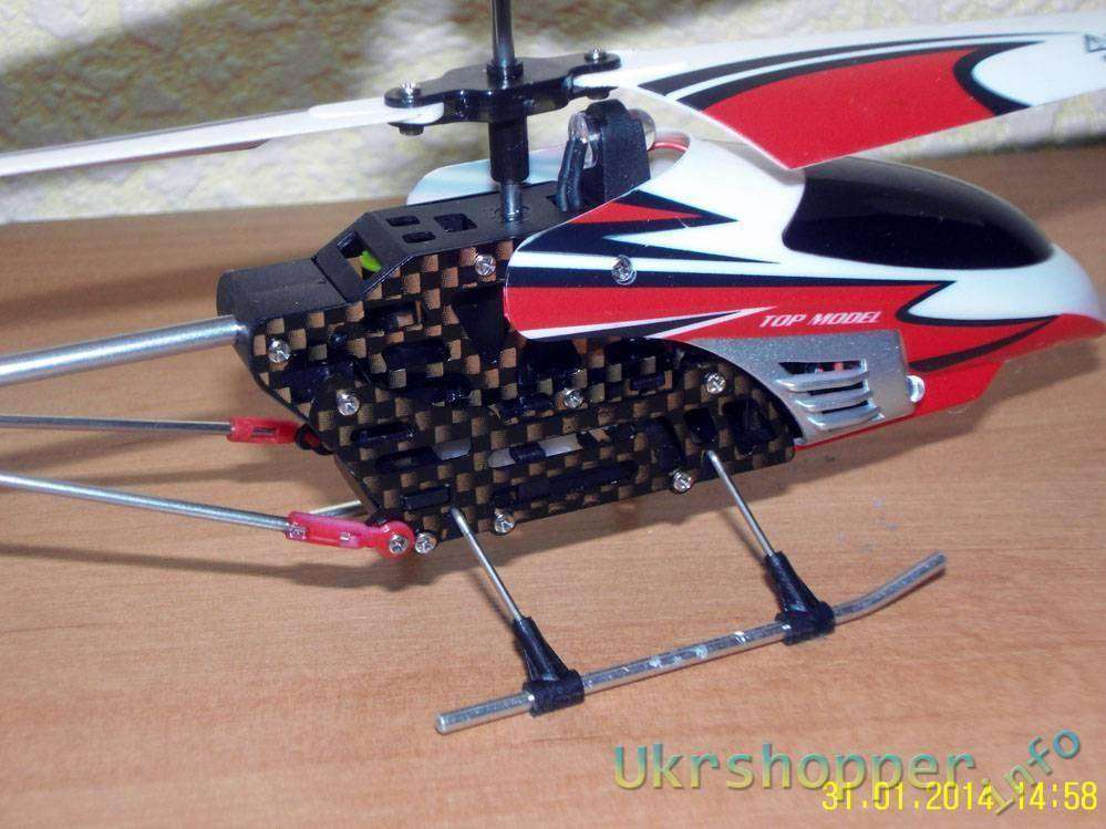 Tmart: Радиоуправляемый вертолет за недорого - FH 8018 3.5 Channel 2.4GHz RC Helicopter (Red)