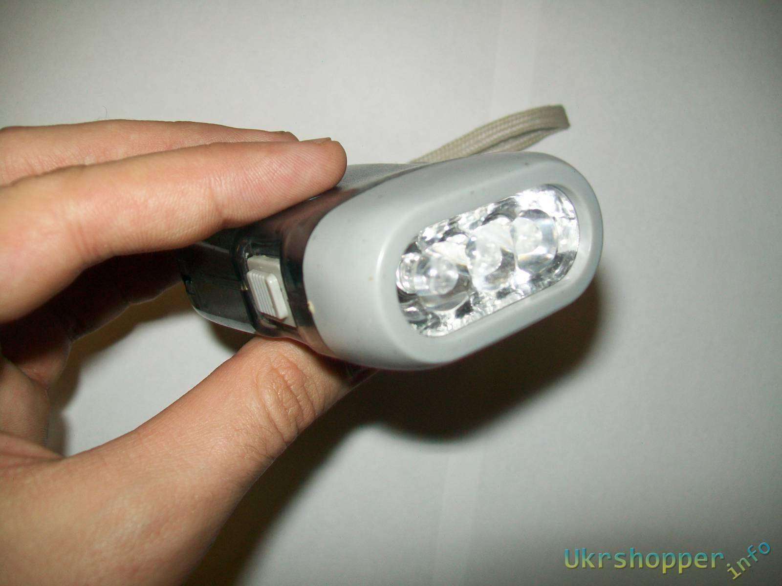 TinyDeal: Инерционный фонарик
