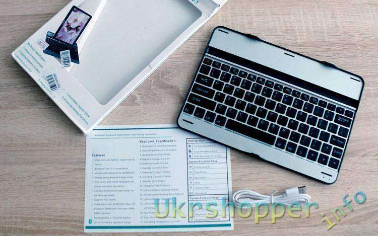 DealExtreme: Keyboard for Samsung Galaxy Note 10,1 2014 Edition P600, Bluetooth v3.0 \ Клавиатура БТ