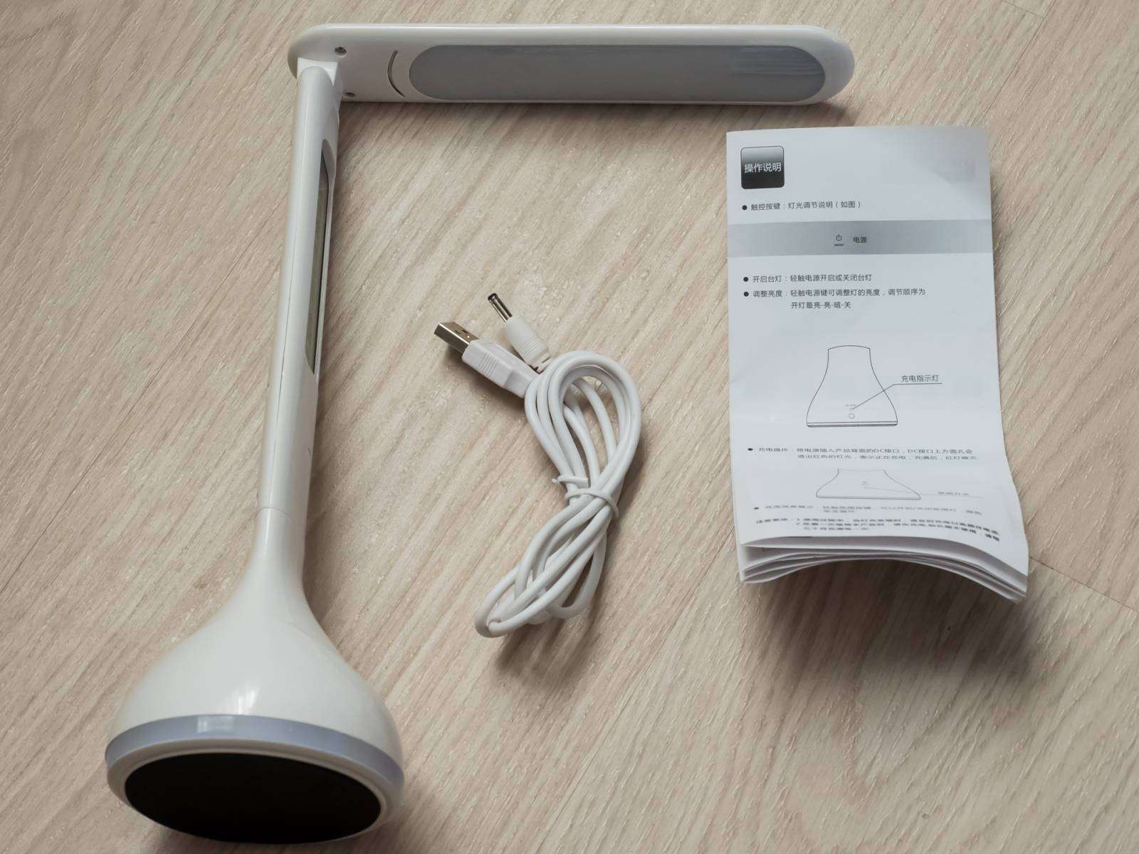 GearBest: Настольная LED лампа, ночник, часы, календарь, термометр, будильник