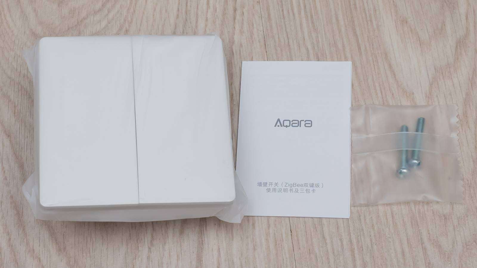 Aliexpress: Двухкнопочный встраиваемый проводной выключатель Aqara для системы Xiaomi Mi Home