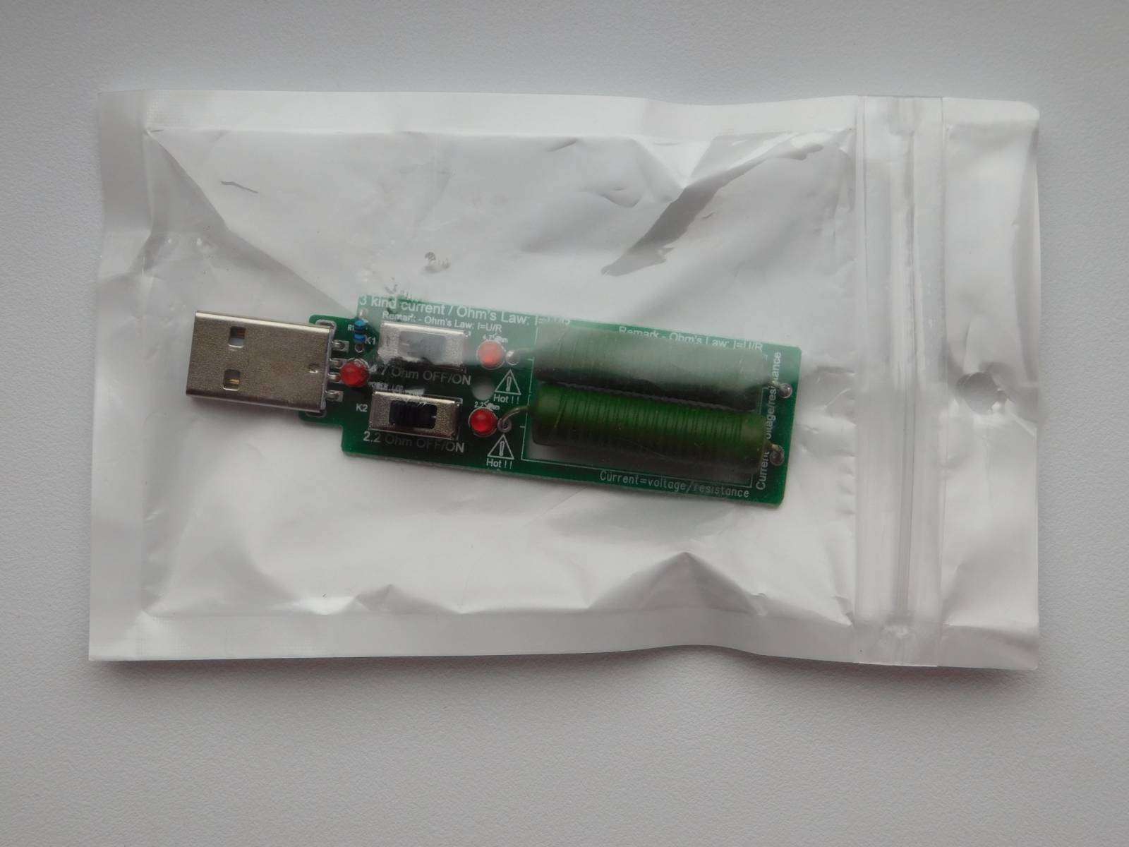 USB нагрузка на 1A-2A-3A