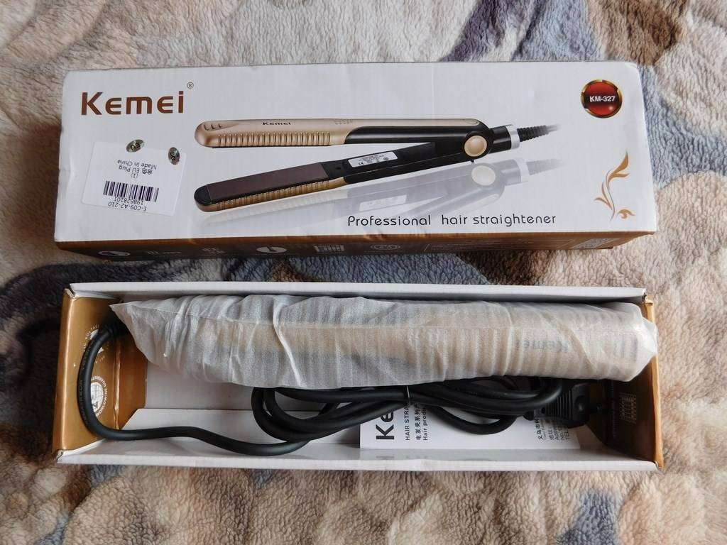 Kemei KM-327 обзор - выпрямитель волос