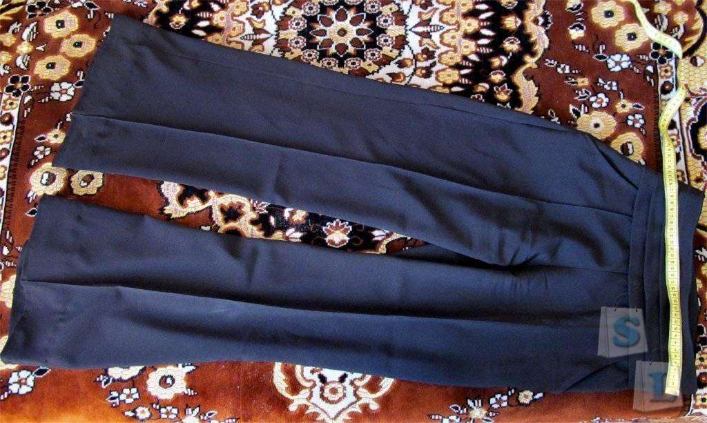 ChinaBuye: Женские чёрные расклёшенные брюки с высокой талией