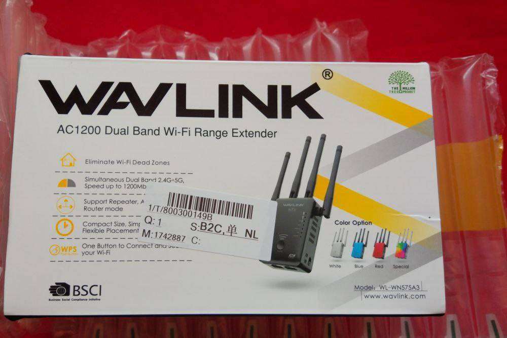 TVC-Mall: Двухдиапазонный роутер/-репитер WAVLINK WL-WN575A3 AC1200 или Wi-fi по всей большой квартире
