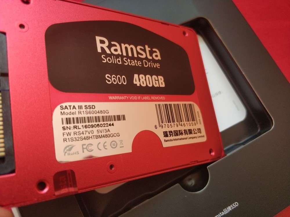 Geekbuying: Обзор SSD Ramsta S600 480GB или наконец то места хватит!