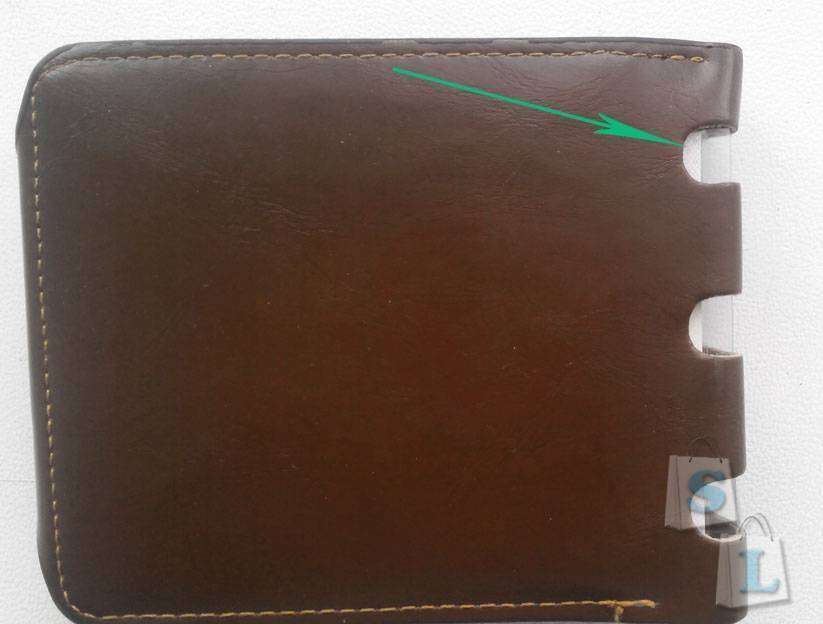 Aliexpress: Кожаный мужской бумажник (кошелек - двойная книжка с молнией) - год использования