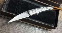 Складной нож из дамаска
