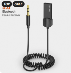 Toocki AUX Bluetooth Car Adapter Dongle Cable For Car Tablet Bluetooth Receiver 5 USB to 3.5mm Jack Speaker Audio Music Receiver