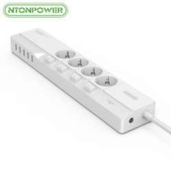 NTONPOWER NSJ-4A5U-EU - обстоятельная переноска на стол (5 USB/40W+4AC/ 4000W)
