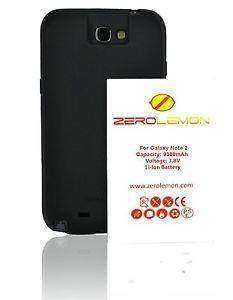 Аккумулятор повышенной емкости для Samsung Galaxy Note II - ZeroLemon 9300mAh с чехлом