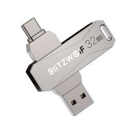 Обзор OTG-флешки BlitzWolf BW-UPC2 с разъемом USB Type-C и карты памяти microSD BlitzWolf BW-TF1