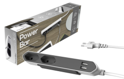 Универсальный удлинитель PowerBar с USB от модерновой компании Allocacoc
