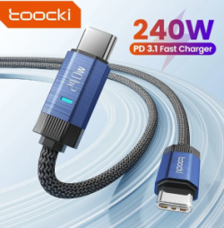 Toocki 240W USB C to USB Type C Cable: Блиц-Заряд для Твоей Техники!
