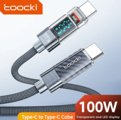 Toocki Type C to Type C Cable: Максимальная Мощность и Прозрачный Дизайн!