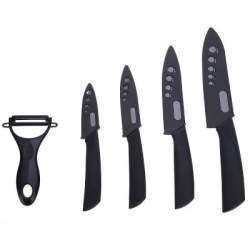 Керамические ножи брутального черного цвета