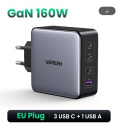 Обзор зарядного устройства UGREEN 160W GaN Charger PD3.1: высокая мощность и надежность