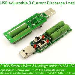 USB нагрузка на 1A -2A -3A за $0.77