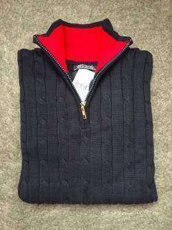 Обзор мужского свитера с воротником-обманкой. Качественная копия Tommy Hilfiger